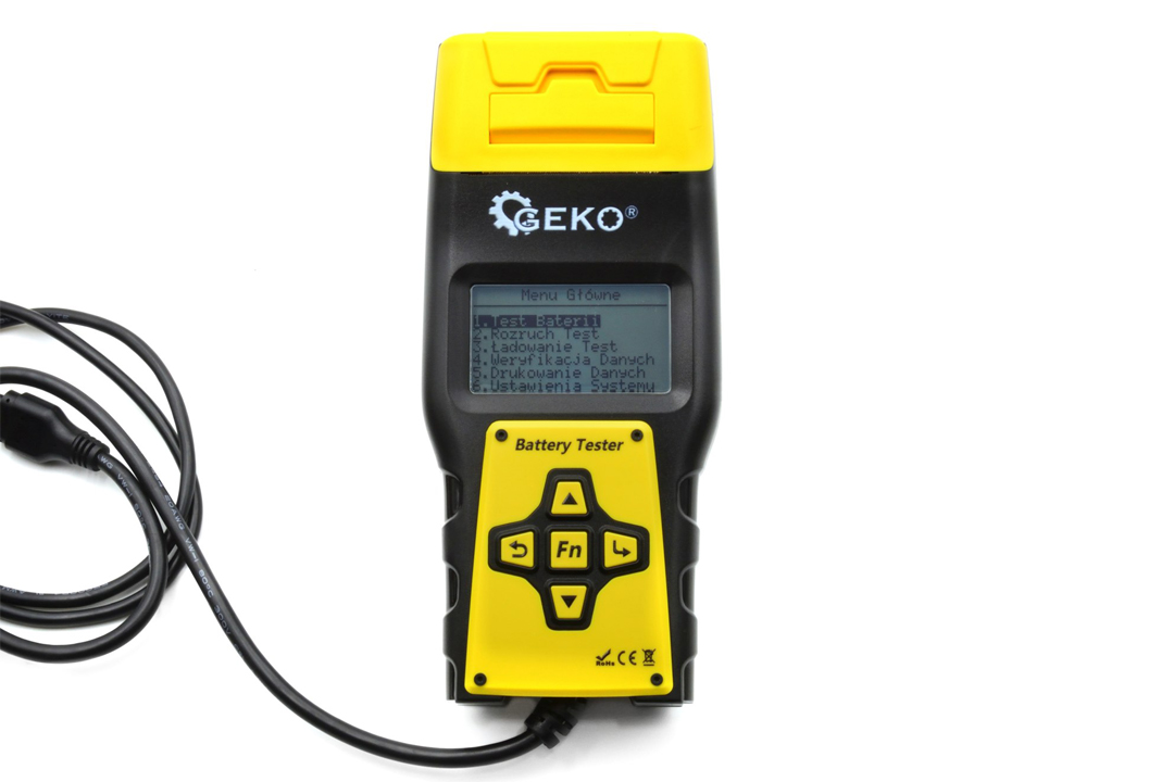 Tester diagnostyczny akumulatora z drukarką BA1000 jest przeznaczony do testowania akumulatorów 12V AGM i GEL
